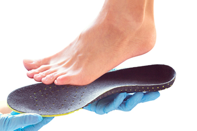 Illustration of custom orthotics
